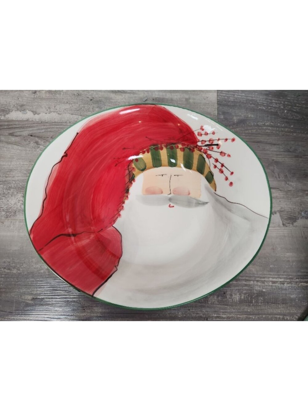 Vietri Old St Nick 12.5 Serving Bowl Made in Italy